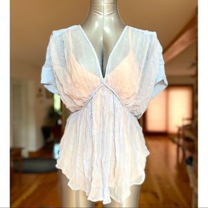 Floreat Anthro Unique Bohemian Blouse